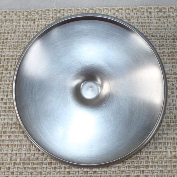 VINTAGE FARBERWARE 7.25" REPLACEMENT LID ONLY STAINLESS BLACK KNOB - Picture 12 of 14